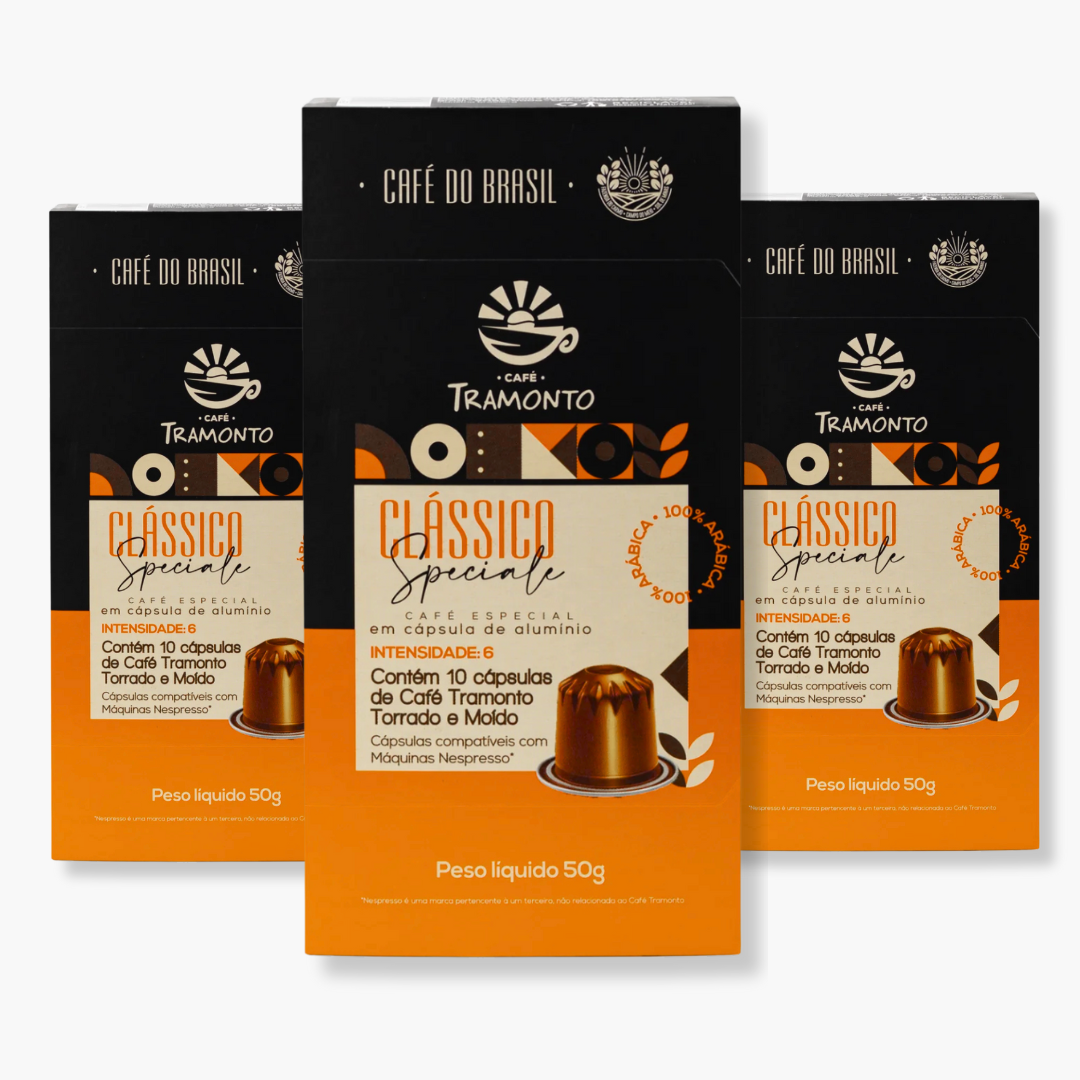 Kit Café Gourmet 100% Arábica Clássico em Cápsulas Nespresso