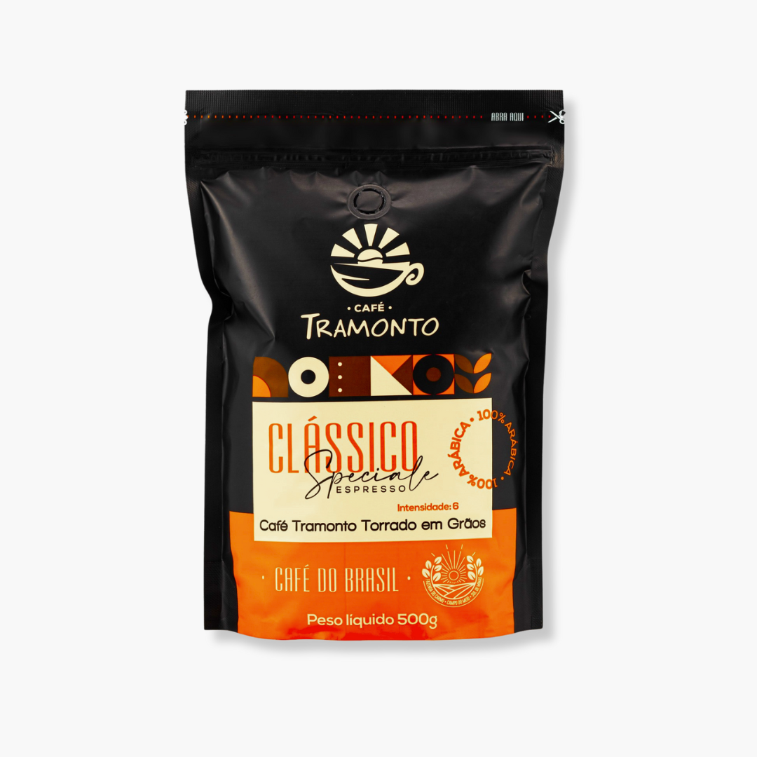 Café Gourmet 100% Arábica Clássico Torrado em Grãos 500g