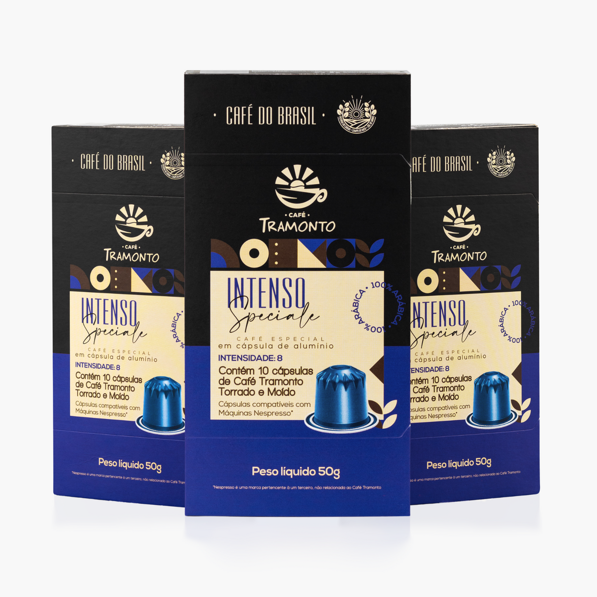 Kit Café Gourmet 100% Arábica Intenso em Cápsulas Nespresso