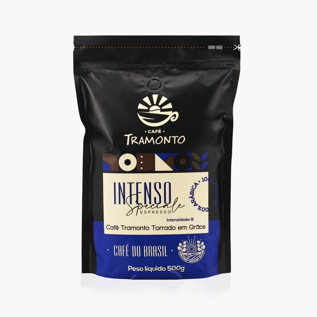 Café Gourmet 100% Arábica Intenso Torrado em Grãos 500g